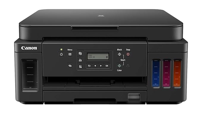 Canon PIXMA MegaTank G6070 All-in-one Wi-Fi Colour Ink Tank Printer with Auto-Duplex Printing and Networking (Black)