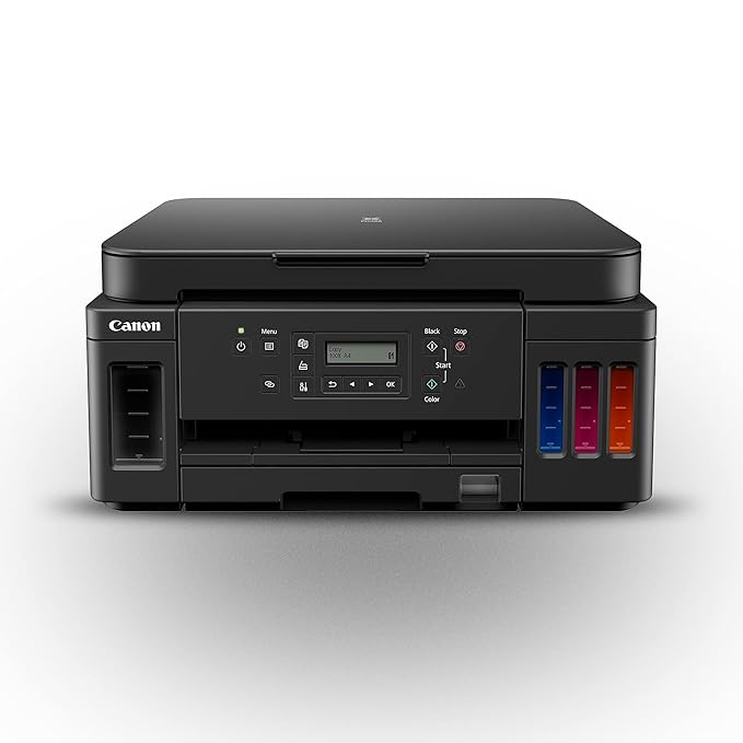 Canon PIXMA MegaTank G6070 All-in-one Wi-Fi Colour Ink Tank Printer with Auto-Duplex Printing and Networking (Black)