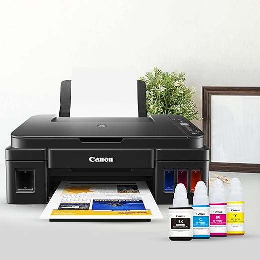 Canon PIXMA MegaTank G2010 All-in-One Ink Tank Colour Printer (Black)
